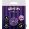Pyramid International Sada placek Wednesday Nevermore