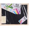 Tabuľa na kreslenie 30x23cm ČER+kriedy 4ks