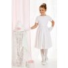 Fashionkids Dievčenské šaty ZARA M/421 Farba: Ecru, Veľkosť: 134