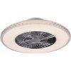 Stropný ventilátor s LED lampou HARSTAD R62412106 Strieborný RL
