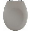 Spirella Neela WC doska duroplast Thermodur, matná sivo-hnedá