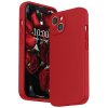 Silikónový kryt pre iPhone 13 mini - Červený