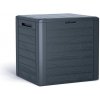 Prosperplast Záhradný box Woodebox antracit 140 l