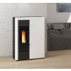 La Nordica Extraflame Virna Idro biela 14kw teplovodné krbové kachle na pelety