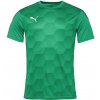 Pánske športové tričko Puma, TEAMFINAL 21 GRAPHIC JERSEY Zelená,Biela L