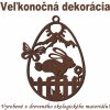 Veľkonočné vajíčko na zavesenie 24 Tmavá
