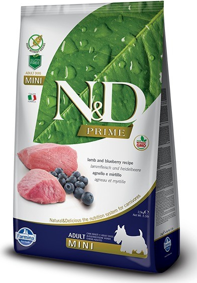 N&D GF Adult Mini lamb blueberry 0,8 kg