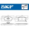 SKF Sada brzdových platničiek kotúčovej brzdy VKBP 80291 A
