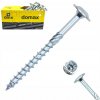 Domax 5x50mm - Vruty / Skrutky do dreva s tanierovou hlavou, TORX, CT /Biela/