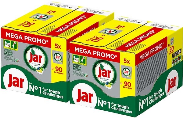 Jar Platinum All in 1 MegaBox Tablety do umývačky 180 ks od 32,34 € -  Heureka.sk
