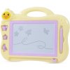 FunPlay B12888 Detská tabuľka na kreslenie KAČIČKA s príslušenstvom, 29x21cm žltá