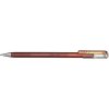 Gélové pero Pentel Hybrid Dual Metallic K110 - oranžová/žltá 1mm