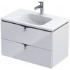 Oristo SIENA SKRINKA POD UMÝVADLO 80 cm, biela lesklá