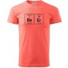 Beer - periodická tabuľka - Klasické pánske tričko vyššej gramáže - 2XL ( Korálová )