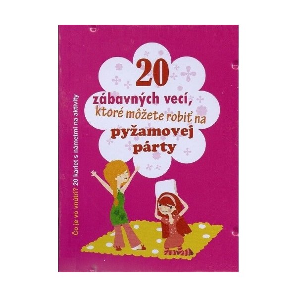 20 zábavných vecí ktoré môžete robiť na pyžamovej párty od 5,9 € -  Heureka.sk