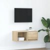 VidaXL TV stolík Sonoma Oak, 60x31x25,5 cm, drevotrieska