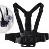 Hurtel Hrudní postroj - Hrudní postroj pro sportovní kamery GoPro SJCAM - Černý