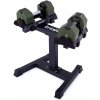 Nastaviteľné činky so stojanom TRINFIT OctaBlock 2x 40 kg zelené