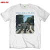 The Beatles tričko Abbey Road & Logo Biela 1 - 2 roky