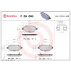 Sada brzdových platničiek, vždy 4 kusy v sade BREMBO P 59 093 (P59093)
