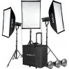 Nanlite FS-150 Sada 3 LED svetel se stojany a softboxy (NANFS-150-3KIT-S-LS)