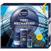 NIVEA MEN FEEL RECHARGED DARČEKOVÁ SADA KOZMETIKY PRE MUŽOV + PONOŽKY