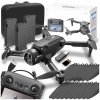 DRON s LCD ovládačom, 2 kamery, HRAČKA 136G, WiFi, 3x AKU, 350m, BEZKARTÁČOVÝ motor