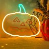 AppleMix Neónové svetlo / dekorácia FOREVER PLEXI LED PUMPKIN WITH STOP - oranžovo-zelená