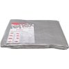Plachta krycia 4x6 m 100g/m STRIEBORNÁ