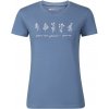 Alpine Pro NORDA dámske modré bavlnené tričko - XXL