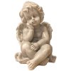 Náhrobná dekorácia anjel s krídlami s podopretou hlavou