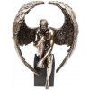 Nude Sad Angel dekorácia bronzová