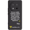 Picasee silikónový čierny obal pre Honor Magic7 Lite 5G - Kazma - SVĚT PATŘÍ TĚM, CO SE NEPOSEROU