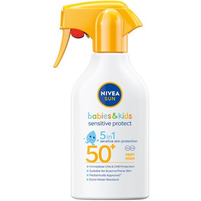 Nivea Sun Protect & Care detský spray na opaľovanie SPF50+ 270 ml