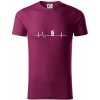 Paragraf EKG - právnik a advokát - Tričko z organickej bavlny - 2XL ( Fuchsiová )