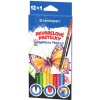 Pastelky akvarelové CENTROPEN 9523/12+1 +štetec, okrúhle, tuha priem. 3,3 mm
