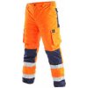 CXS CARDIFF Pánske výstražné zateplené nohavice, oranžové 1111-001-205 2XL