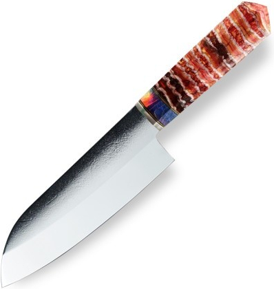 DELLINGER nůž Santoku Mirror Wootz Mammut Collect Nr.7 145 mm