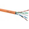 Solarix Solarix Instalační kabel CAT6 UTP LSOH LSOHFR B2ca s1a d1 a1 500m/cívka oranžový
