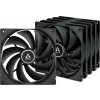 ARCTIC F14 Value Pack (Black) - ARCTIC F14 Case Fan - 140mm case fan low noise - Pack of 5pcs ACFAN00233A