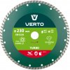 Verto Diamantový kotúč, 230 x 22.2 mm, Turbo 61H2T9