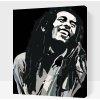 Vymalujsisam.sk Maľovanie podľa čísiel - Bob Marley Veľkosť: 30x40cm, Rám: Bez rámu, iba zrolované plátno