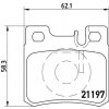 Sada brzdových platničiek, vždy 4 kusy v sade BREMBO P 50 009 (P50009)