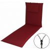 Doppler ELEGANT 2428 - poduška na záhradné ležadlo s podhlavníkom