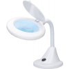 Shesto Flexibilná stolová lampa Lightcraft s lupou