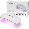 Semilac Mini Cestovná UV/LED Lampa na Nechty pre Hybridnú Manikúru 6 W Travel