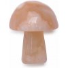 Nefertitis Gua sha na tvár z achátu Cherry Blossom Mushroom NF22228 - cca 2 cm