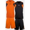 Joma Basketbalový set BASKET SET ORANGE -BLACK JERSEY+SHORT Veľkosť: 3XL/4XL