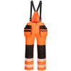 Portwest PW356 Nohavice na traky PW3 Hi-Vis, Veľkosť M, Farba Orange/Black