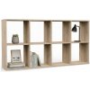 TP Living Regál MALAX 147 cm dub sonoma